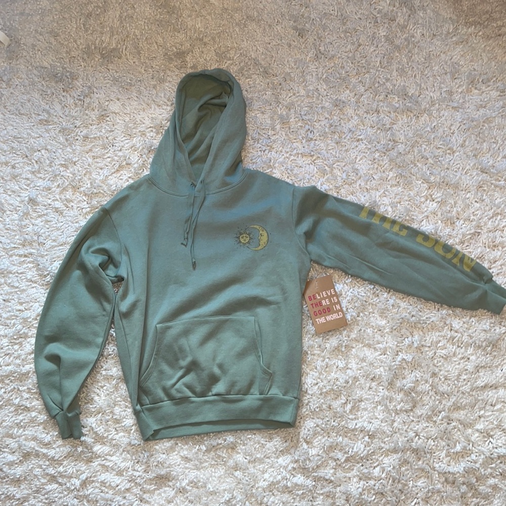 Junior’s hoodie color:seafoam/size:XS NEW WITH TAGS